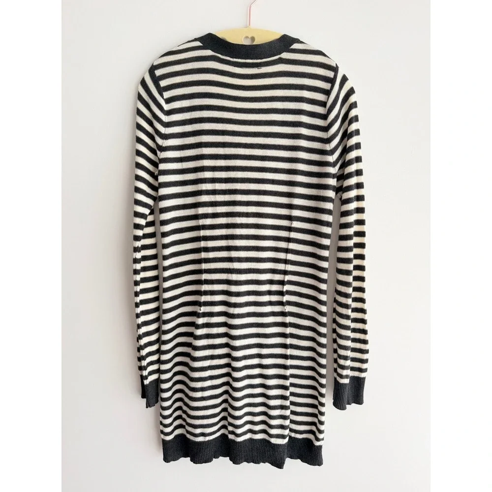 Aqua longline cardigan